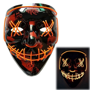 LED Halloween Purge Mask