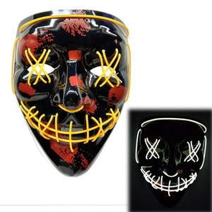 LED Halloween Purge Mask
