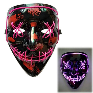 LED Halloween Purge Mask