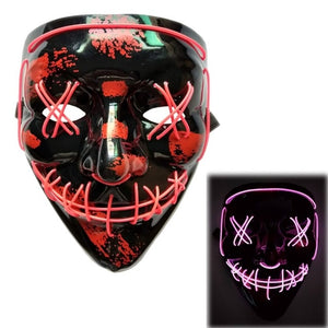 LED Halloween Purge Mask