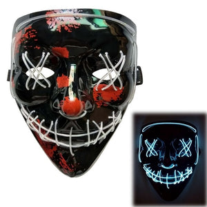 LED Halloween Purge Mask