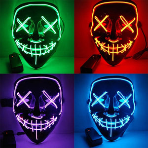 LED Halloween Purge Mask